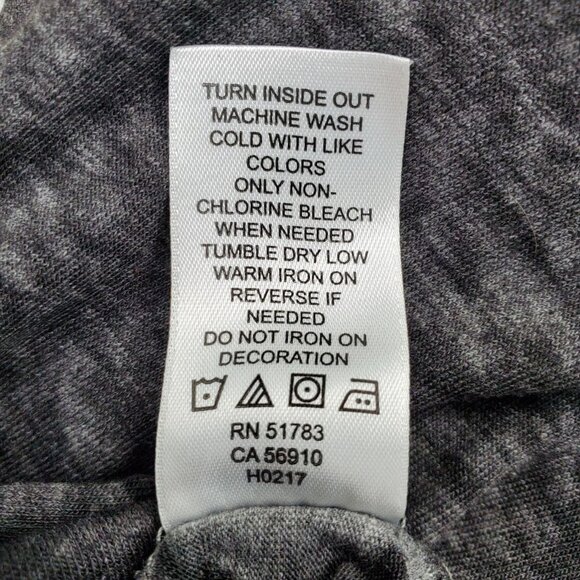 Maurices Hold On Let Me Overthink This Graphic Tee Womens Size S Burnout Black - Picture 8 of 11